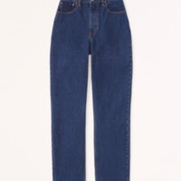 Abercrombie & Fitch Ultra High Rise Ankle Straight Jean - Picture 4 of 4